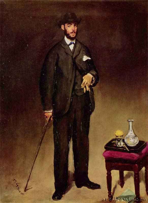 Портрет Теодора Дюре - 186843 x 35 смХолст, маслоИмпрессионизмФранцияПариж. Музей Малого дворца