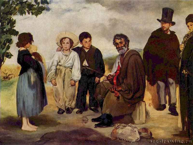 Старый музыкант - 1862186 x 247 смХолст, маслоИмпрессионизмФранцияВашингтон. Национальная картинная галерея