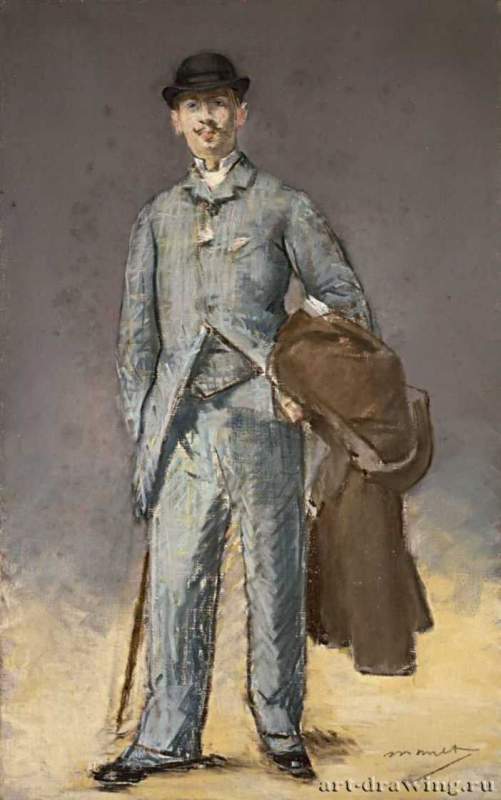 Рене Мэзеруа, 1882 г. - Пастель, холст; 56,2 x 35 см. Музей изящных искусств. Бостон. Франция.