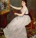 Портрет Евы Гонсалес в ателье Мане - 1870191 x 133 смХолст, маслоИмпрессионизмФранцияЛондон. Национальная галерея