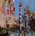 Большой канал в Венеции - 187457 x 48 смХолст, маслоИмпрессионизмФранцияСан-Франциско. Провайдент Секьюритиз Компани