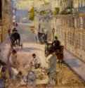 Дорожные рабочие на улице Берн - 187863,5 x 80 смХолст, маслоИмпрессионизмФранцияЛондон. Собрание лорда Батлера