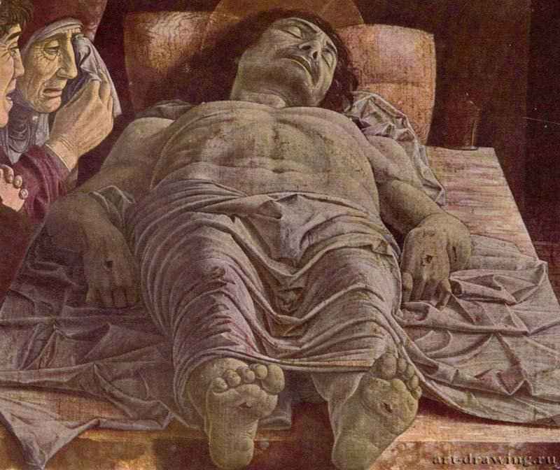 Мертвый Христос - 1490-150066 x 81 смДерево, темпераВозрождениеИталияМилан. Пинакотека Брера