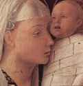 Сретение. Фрагмент. Мария с младенцем - 1465-1466Холст, темпераВозрождениеИталияБерлин. Картинная галерея
