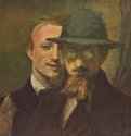 Автопортрет художника и портрет Ленбаха (двойной портрет) - 186353 x 61 смХолстРеализмГерманияМюнхен. Новая Пинакотека