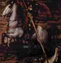Драконоборец - 188065 x 45 смТемпера, записанная маслом, деревоРеализмГерманияБерлин. Старая Национальная галерея