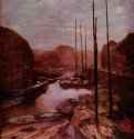 Фридрихсграхт в лунном свете - 184739 x 32 смХолст, маслоРеализмГерманияБерлин. Старая Национальная галерея