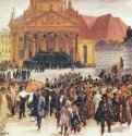 Похороны павших во время мартовского восстания - 184845 x 63 смХолст, маслоРеализмГерманияГамбург. КунстхаллеНезавершенная картина
