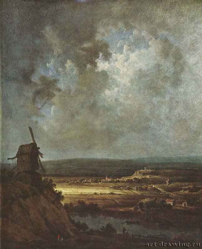 Мельница - 1820-183046 x 38 смХолст, маслоРомантизмФранцияЛондон. Музей Виктории и Альберта
