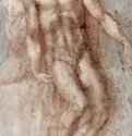Тело Христа. 1511-1520 - 411 х 233 мм. Сангина и черный мел, на бумаге. Вена. Собрание графики Альбертина.