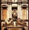 Гробница Джулиано Медичи. 1521-1534 - Высота: 178 см. Мрамор. Флоренция. Сан Лоренцо.