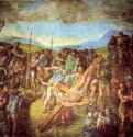 Распятие Св. Петра. 1545-1550 - 625 x 661 см. Фреска. Рим. Капелла Паолина.