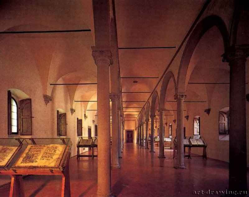 Библиотека. 1437-1451 - Микелоццо, Бартоломео ди. Флоренция.