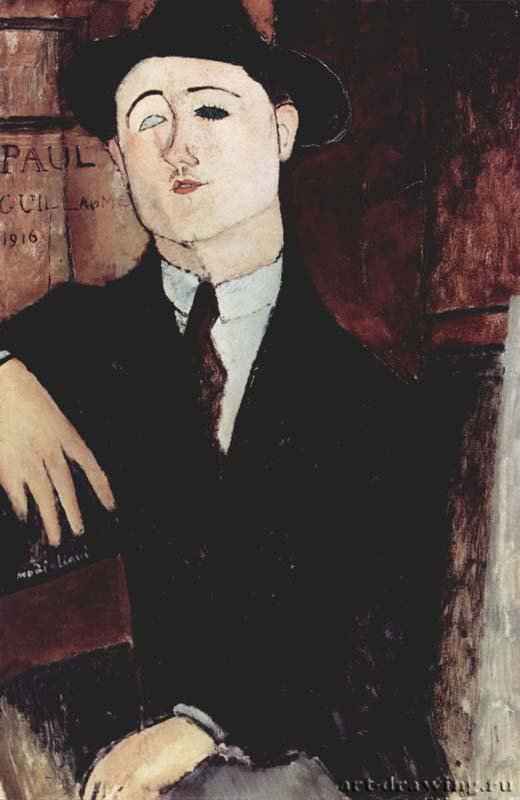 Портрет Поля Гийома - 191681 x 54 смХолст, маслоПарижская школаФранцияМилан. Городская галерея современного искусства