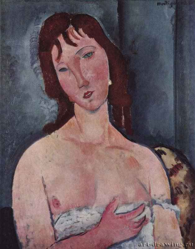 Молодая женщина - 191865 x 50 смХолст, маслоПарижская школаФранцияЦюрих. Собрание Эмиля Георга Бюрле