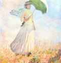 Дама с зонтиком. Этюд - 1886131 x 88 смХолст, маслоИмпрессионизмФранцияПариж. Музей Орсэ