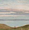 Пейзаж, 1862 г. - Пастель, бумага; 17,4 x 35,9 см. Музей изящных искусств. Бостон. Франция.