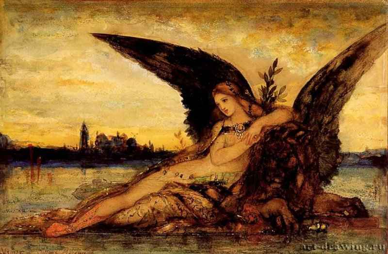 Венеция, 1885 г. - Акварель, свинцовый карандаш, гуашь; 24,9 x 35,7 см. Париж. Лувр. Франция.