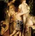 Мессалина, 1874 г. - Акварель; 57 x 33,5 см. Париж. Музей Гюстава Моро. Франция.