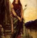 Елена у стен Трои, 1884 г. - Акварель, свинцовый карандаш; 36,7 x 17 см. Париж. Лувр. Франция.