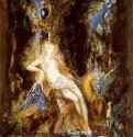 Фея с грифонами, 1885-1890 г. - Акварель, перо, чернила; 24 x 16,5 см. Париж. Музей Гюстава Моро. Франция.