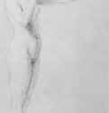 Этюд обнаженной женщины для фигуры Саломеи. 1876 - 140 х 111 мм Кисть на бумаге Париж. Музей Гюстава Моро Символизм Франция