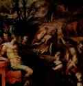 Добыча темного янтаря. 1570-1573 - Фреска. Маньеризм. Италия. Флоренция. Палаццо Веккио.