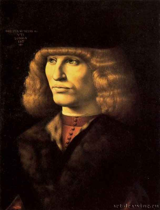 Мужской портрет - Предис, Джованни Амброджо де: 49 x 35 см. Холст, масло. Милан. Пинакотека Брера.