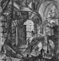 Серия "Тюрьмы", лист III. 1760 - 540 х 410 мм. Офорт. Париж. Национальная библиотека, Кабинет эстампов.
