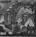 Серия "Тюрьмы", лист XII, первое состояние. 1760 - 410 х 560 мм. Офорт. Париж. Национальная библиотека, Кабинет эстампов.
