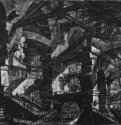 Серия "Тюрьмы", лист XIV, второе состояние. 1760 - 410 х 530 мм. Офорт. Париж. Национальная библиотека, Кабинет эстампов.