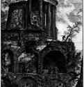 Вид храма Сивиллы в Тиволи. 1761 - 450 х 540 мм. Офорт. Париж. Национальная библиотека, Кабинет эстампов.