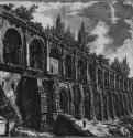 Вид с руинами виллы Мецената в Тиволи. 1763 - 440 х 660 мм. Офорт. Париж. Национальная библиотека, Кабинет эстампов.