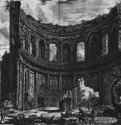 Руины так назваемого храма Аполлона на вилле Адриана. 1768 - 470 х 620 мм. Офорт. Париж. Национальная библиотека, Кабинет эстампов.