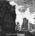 Руины виллы Адриана. 1776 - 470 х 620 мм. Офорт. Париж. Национальная библиотека, Кабинет эстампов.