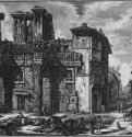 Руины Форума Нервы. 1770 - 470 х 700 мм. Офорт. Париж. Национальная библиотека, Кабинет эстампов.