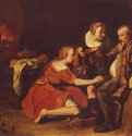 Лот и его дочери. 1649 * - 155,5 x 198 смХолстБароккоГерманияБудапешт. Венгерский музей изобразительных искусств