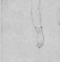 Идущий мальчик в длинной одежде. 1813 - 198 х 76 мм. Карандаш на бумаге. Карлсруэ. Кунстхалле, Гравюрный кабинет.