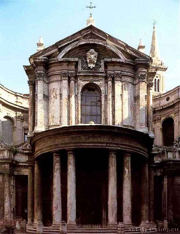 Кортона, Пьетро да: Церковь Санта Мария делла Паче. Фасад 1656-1657.