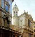 Церковь Санта Мария ин виа Лата и палаццо Дориа-Памфили. 1658 - 1662; 1731 - 1734 - Рим. Италия. Палаццо Дориа-Памфили создал Габриэле Вальвассори.