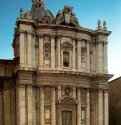 Церковь Санти Лука э Мартина. Фасад. 1636-1650 - Рим. Италия.