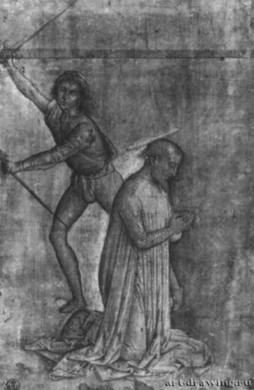 Усекновение главы святого мученика. 1481-1483 - Пинтуриккио: Флоренция. Галерея Уффици, Кабинет рисунков и гравюр.