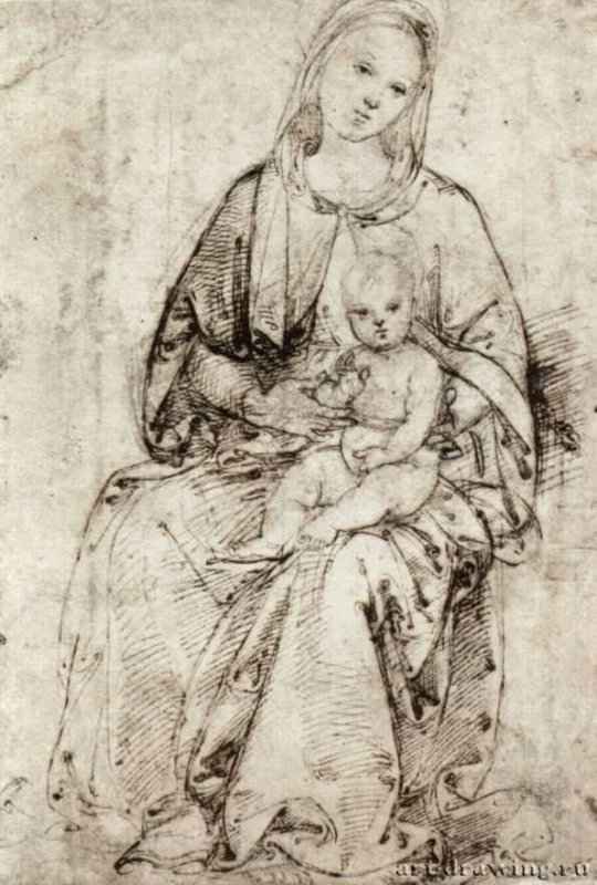 Пинтуриккио: Мать и дитя. Вторая половина 15 века.