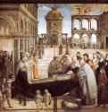 Похороны св. Бернардина. 1484 - Пинтуриккио: Фреска. Рим. Капелла Буфалини.
