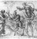 Вакхическая сцена. 1500 - Пинтуриккио: Флоренция. Галерея Уффици, Кабинет рисунков и гравюр.