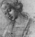 Молящаяся женщина. 1500 - Пинтуриккио: Флоренция. Галерея Уффици, Кабинет рисунков и гравюр.