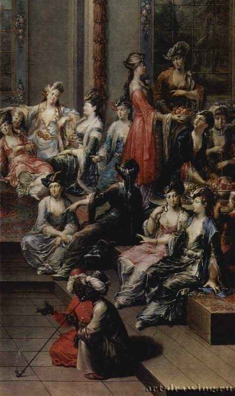 Восточный праздник. 1750 * - Медь, маслоРококоАвстрияСанкт-Петербург. Государственный Эрмитаж