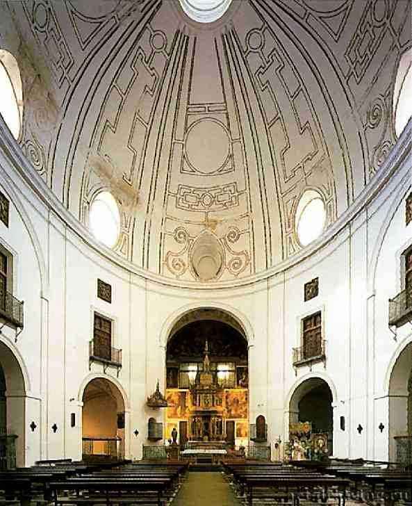 Алькала де Энарес, церковь монастыря ордена бернардинцев. Интерьер. Начата в 1617 - Испания.