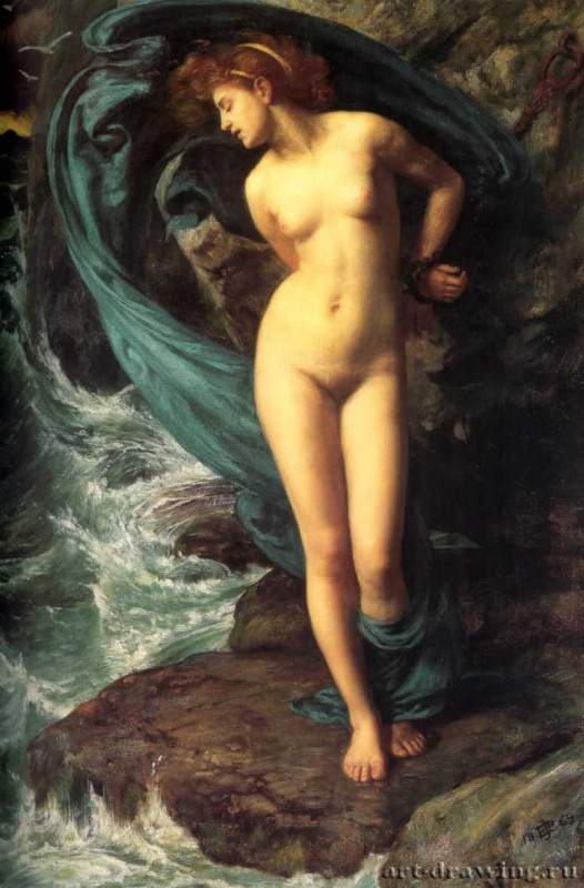 Андромеда, 1869 г. - Холст, масло; 51 х 35,8 см. Лондон. Галерея Тейт.