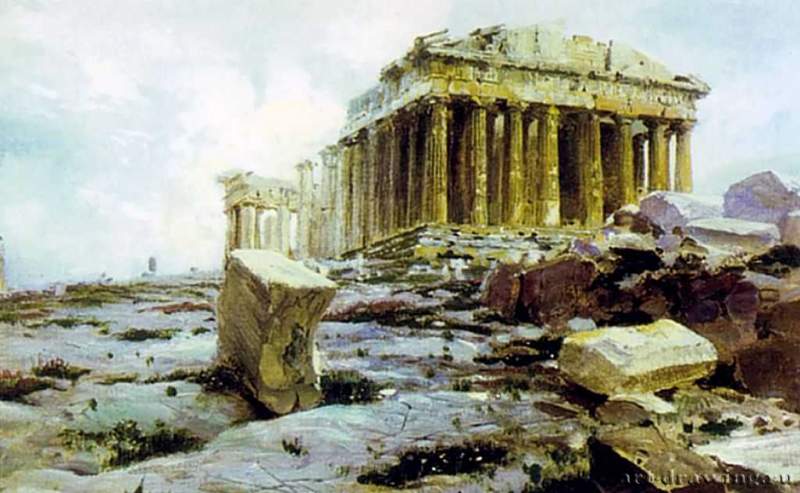 Парфенон. Храм Афины-Парфенос. 1881-1882 